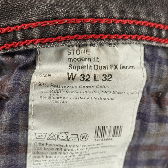 Alberto Modern Fit T400 Designer Denim Jeans size 32x32 - Picture 10 of 11